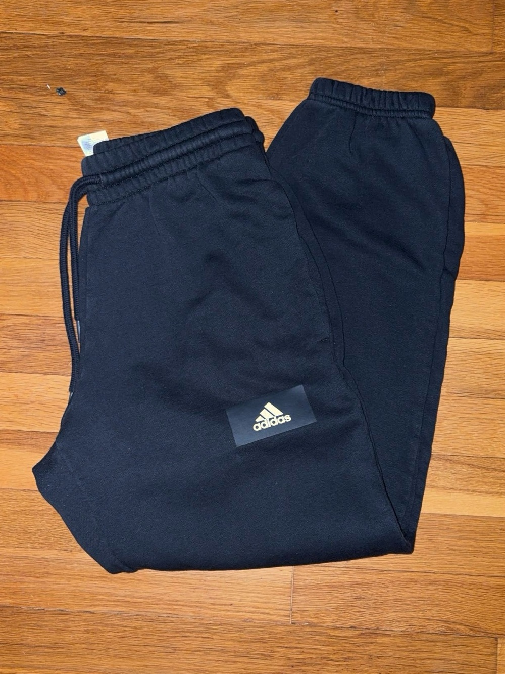 adidas Black Logo Sweatpants Joggers